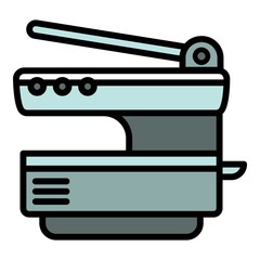 Poster - Multifunction printer icon. Outline multifunction printer vector icon for web design isolated on white background