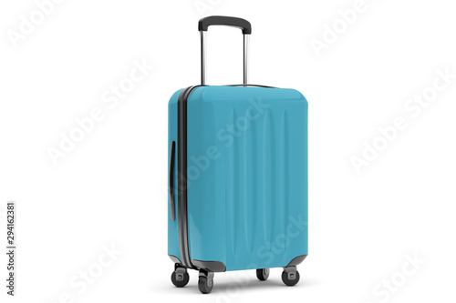 Cuadros en Lienzo Isolated suitcase on a background
