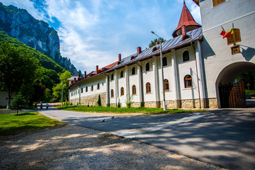 Wall Mural - Monastery in the mountains, Ramet Monastery, Romania