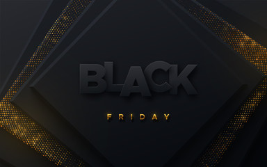 Black Friday sale poster.