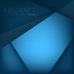 Poster - abstract blue background with copy space for text