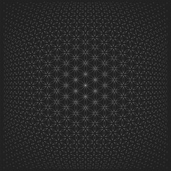 Wall Mural - flower of life geometry pattern.