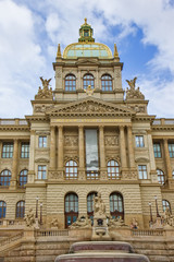 Wall Mural - Main building of the National Museum in Prague