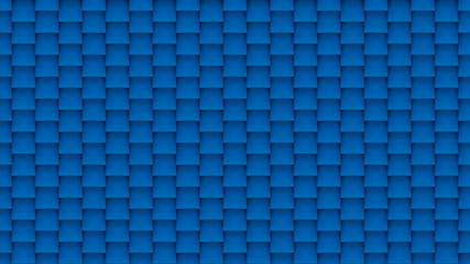 Wall Mural - Abstract blue tiles background.