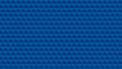 Wall Mural - Abstract blue cubes pattern.