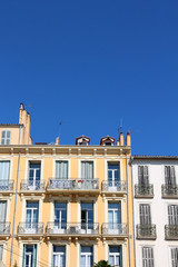 Wall Mural - Old town houses - Hyeres - Provence - FRANCE