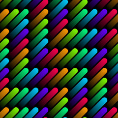 Wall Mural - Colorful lines seamless pattern. Multicolor tileable vector background.