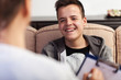 © Ilike - Young teenager boy at counseling not taking it seriously