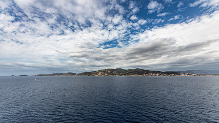 Poster - clouds over the sea