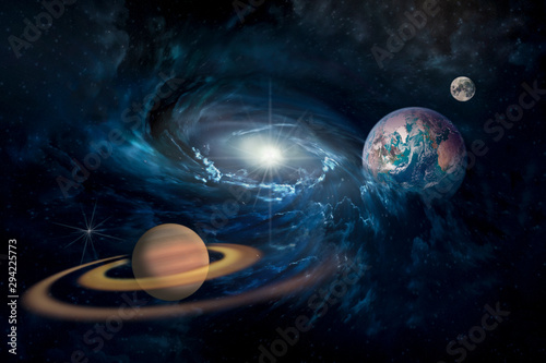 planets-in-the-solar-system-in-the-starry-universe-with-copy-space-elements-of-this-image-furnished-by-nasa