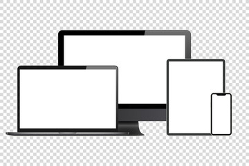 Wall Mural - modern mockup set devices for web design