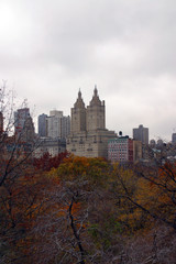 Wall Mural - Distant view of the Dakota Building in NYC