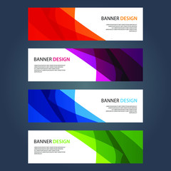 Vector Abstract design banner web template