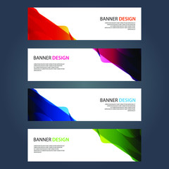 Vector Abstract design banner web template