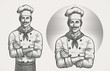 Male Chef Hatching Illustration