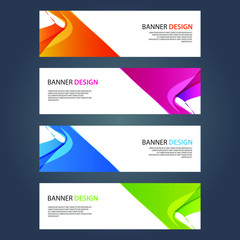 Vector Abstract design banner web template