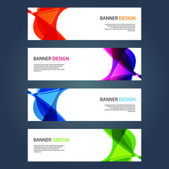 Vector Abstract design banner web template