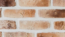 Close-up Of Old Brown Brick Wall Background.