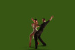 © VIAR PRO studio - Ballroom dancing isolated on green screen.