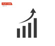 © bebuntoon - Business graph Icon Vector, logo eps illustration