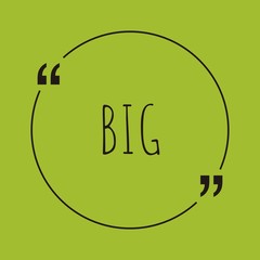 Poster - Big word concept