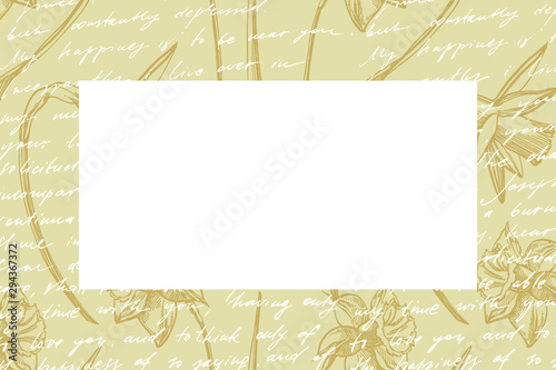 Collection of hand drawn flowers and plants. Botany. Set. Vintage flowers. Bl...