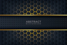 Abstract 3D Background With A Combination Of Luminous Polygons In 3D Style. Graphic Design Element. Elegant Decoration.