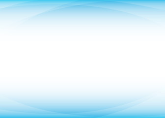 Wall Mural - curves on the blue above and behind background wave concept vector illustration