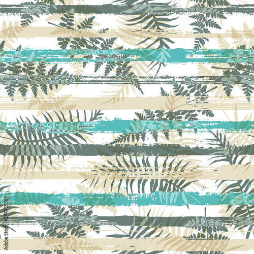 Elegant new zealand fern frond and bracken grass