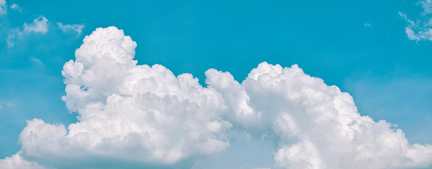 Wall Mural - sky and clouds, beautiful bright weather summer