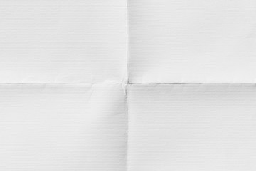 Paper folded in four, texture background
