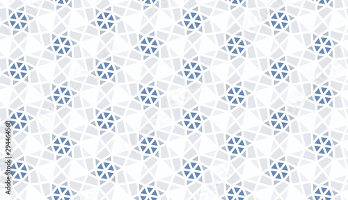 Abstract geometric seamless pattern. Optical illusion of the movement of figu...