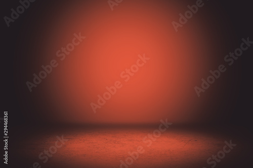 Abstract red gradient interior
