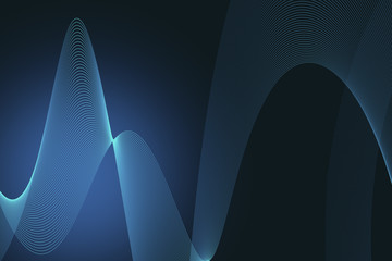 Poster - Abstract polygonal wave wallpaper