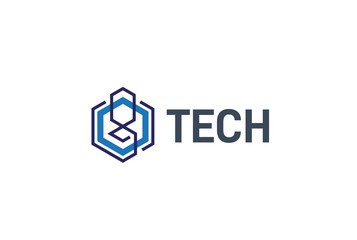 Fototapete - Abstract geometric hexagon technology logo design vector template