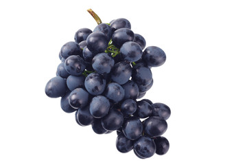 Wall Mural - blue grape isolated on a white background. Food