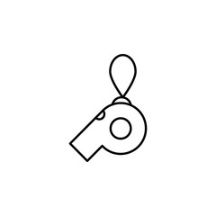 Poster - Baseball, whistle icon. Element of american sport icon