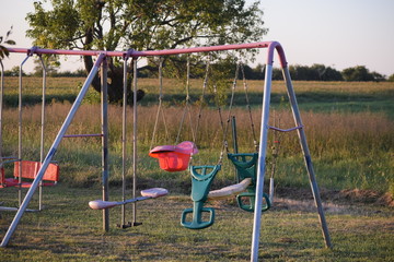 Wall Mural - Swing Set