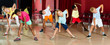 © JackF - Boys and girls having dancing class in studio
