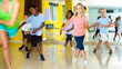© JackF - Active young children posing at dance class