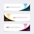© Gariss - Modern vector banner web background abstract design template