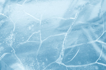 Wall Mural - ice background. pattern of transparent shiny ice. natural bright background