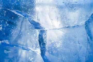 Wall Mural - ice background. pattern of transparent shiny ice. natural bright background