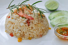 Fried Rice Or Stir-fried Rice With Shrimp