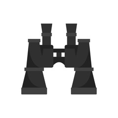 Poster - military binocular icon. flat illustration of military binocular vector icon for web design