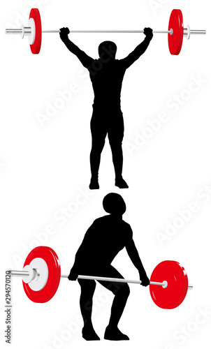 ウエイトリフティング Stock イラスト Adobe Stock