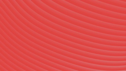 Poster - Looped animation. Abstract colorful wavy background in bright red and blue colors. Modern colorful wallpaper. 3d rendering.