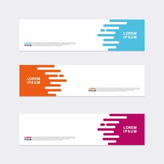 Wall Mural - modern vector banner web background abstract design template