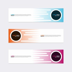Wall Mural - modern vector banner web background abstract design template
