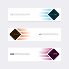 Wall Mural - modern vector banner web background abstract design template